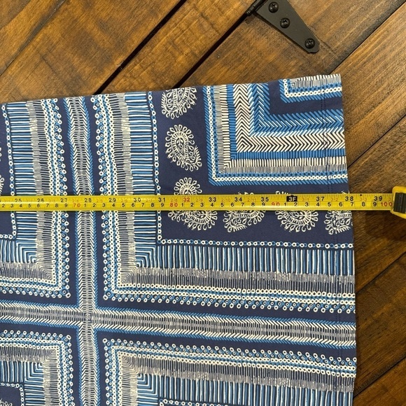 J. McLaughlin Sophia Catalina Knit Column 3/4 Sleeve Blue Knee Length Dress - Picture 8 of 12